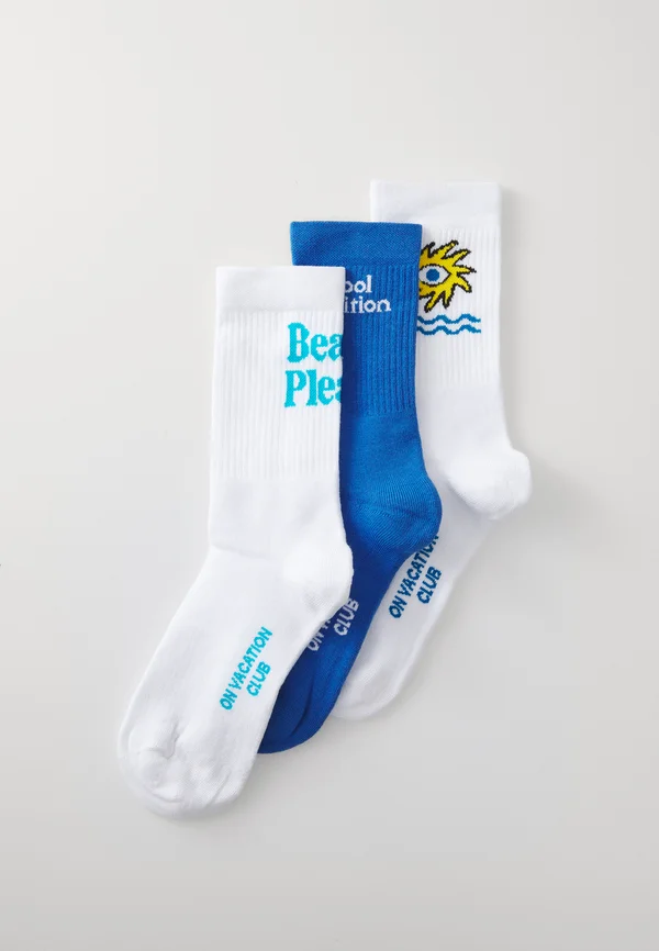 SWIMMING UNISEX 3 PACK  - Socken - white/blue