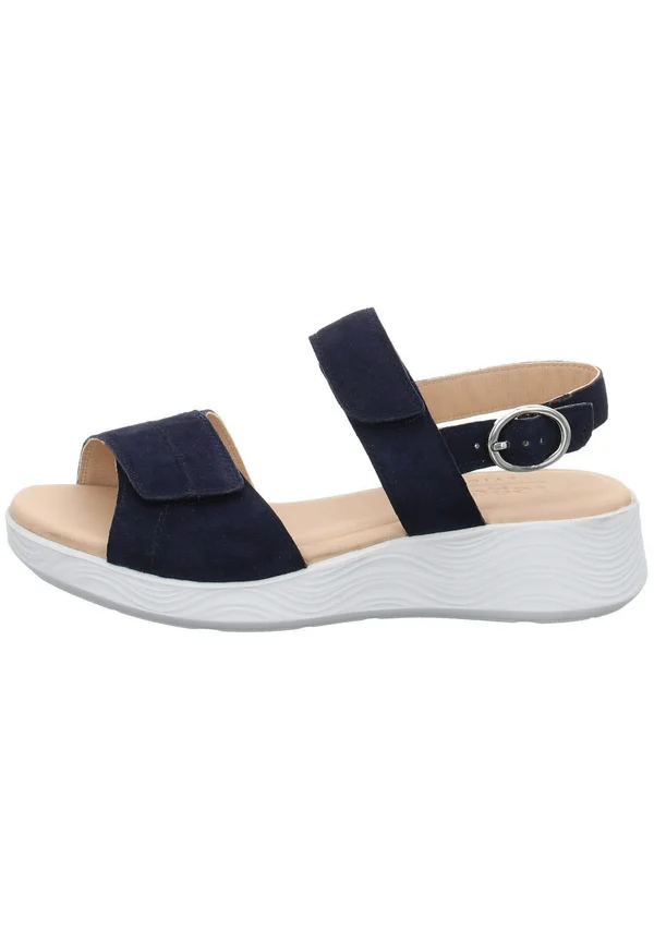 SWING - Keilsandalette - blau dunkel