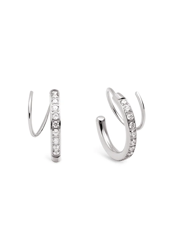 SWIRL - Ohrringe - silver-coloured