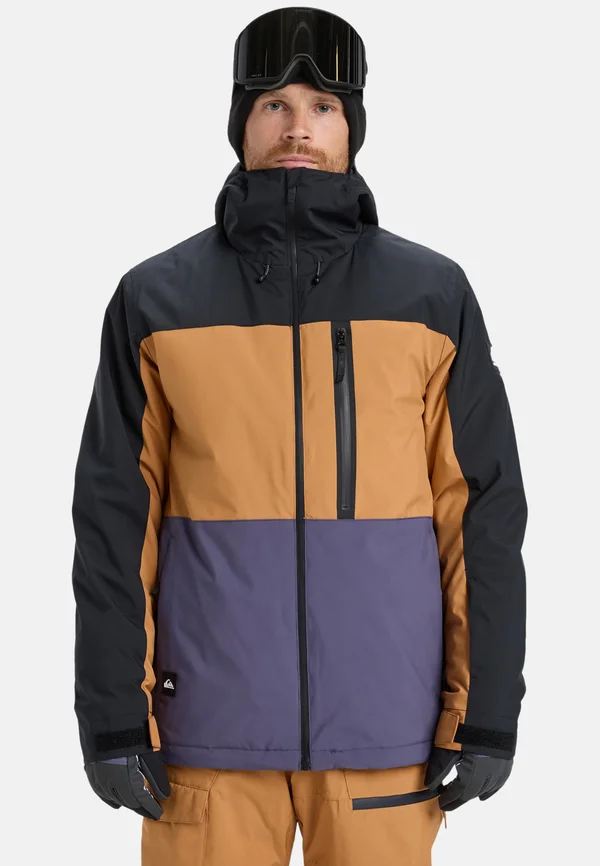 SYCAMORE BLOCK-FUNKTIONELLE - Snowboardjacke - brown black purple
