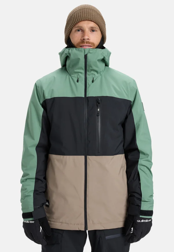SYCAMORE BLOCK-FUNKTIONELLE - Snowboardjacke - green grey black
