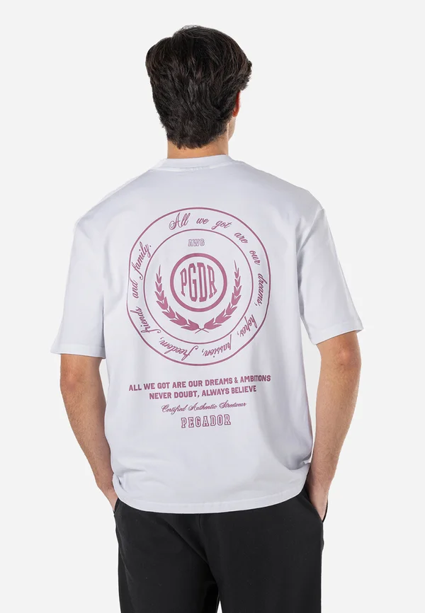 SYDON TEE - T-Shirt print - white
