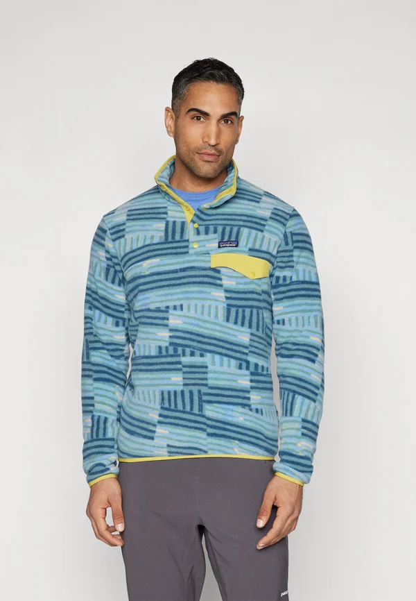 SYNCH SNAP - Fleecepullover - wetland blue