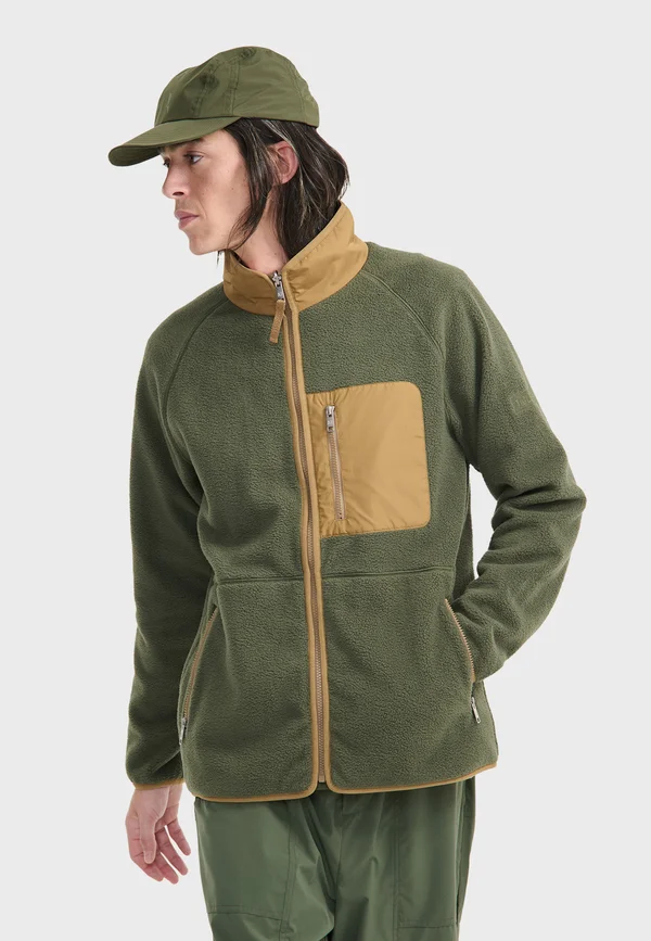 T-KIT - Fleecejacke - khaki