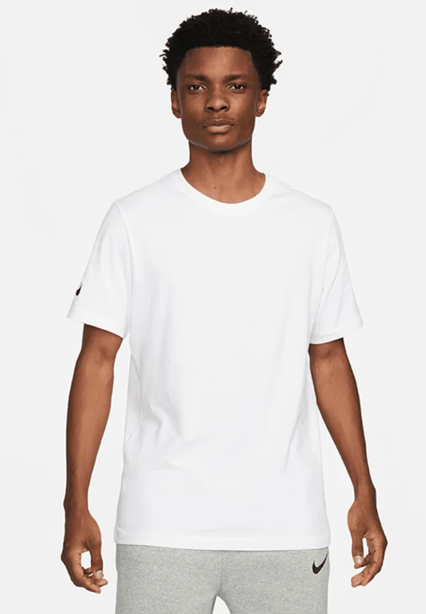 T-Shirt basic - weissschwarz