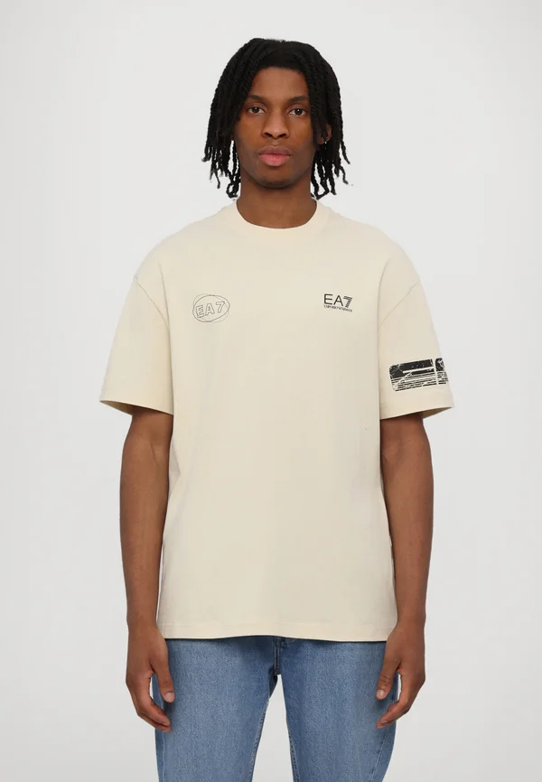 T-Shirt print - almond milk