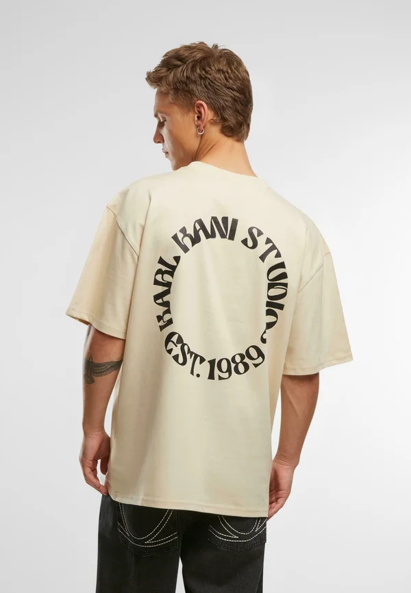 T-Shirt print - beige