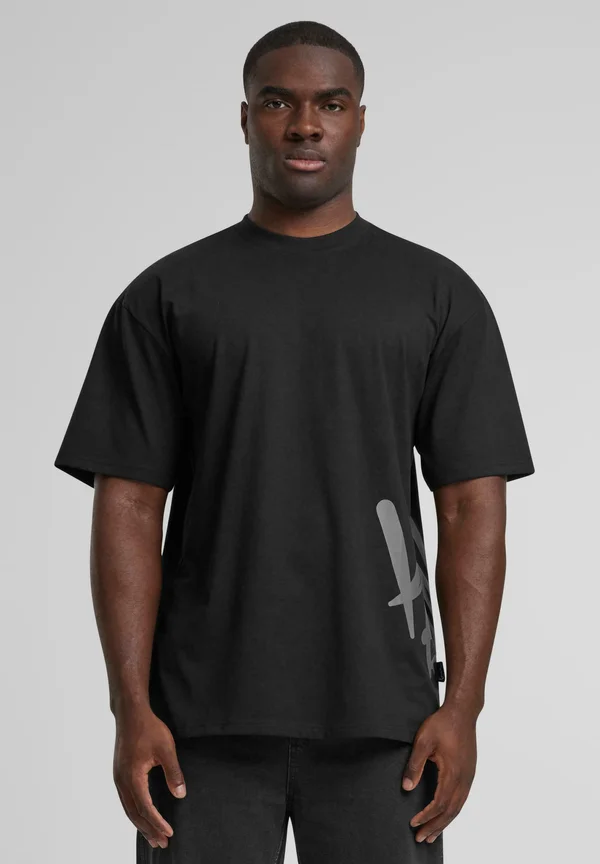 T-Shirt print - black dark grey