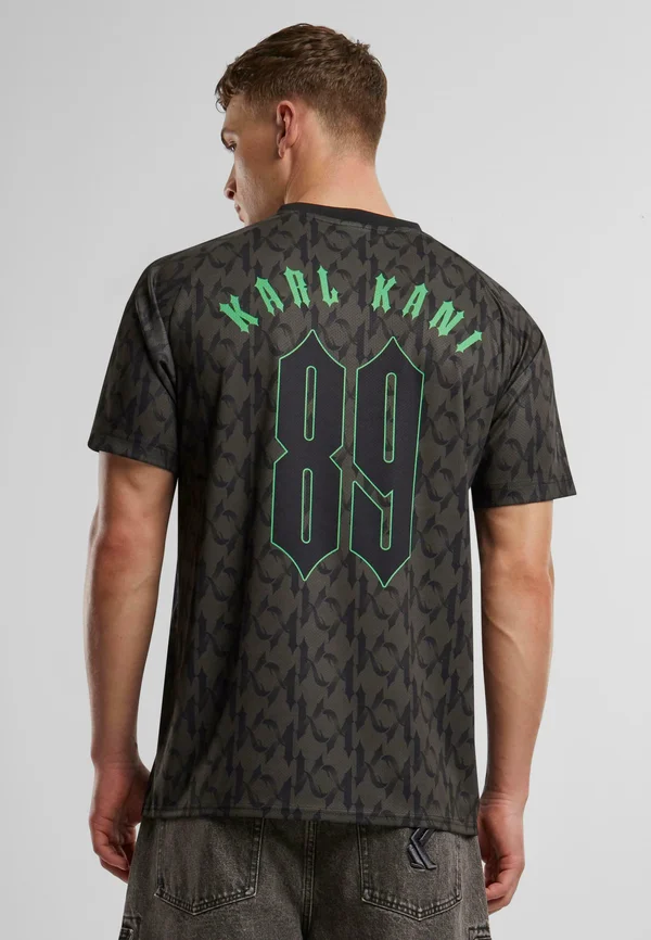 T-Shirt print - black green