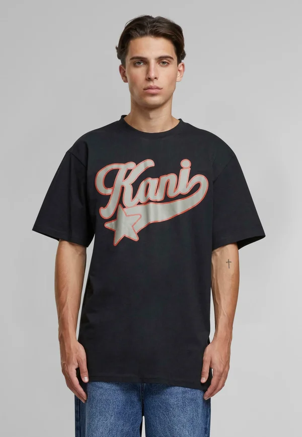 T-Shirt print - black lightgrey