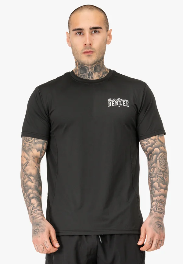 T-Shirt print - black silver