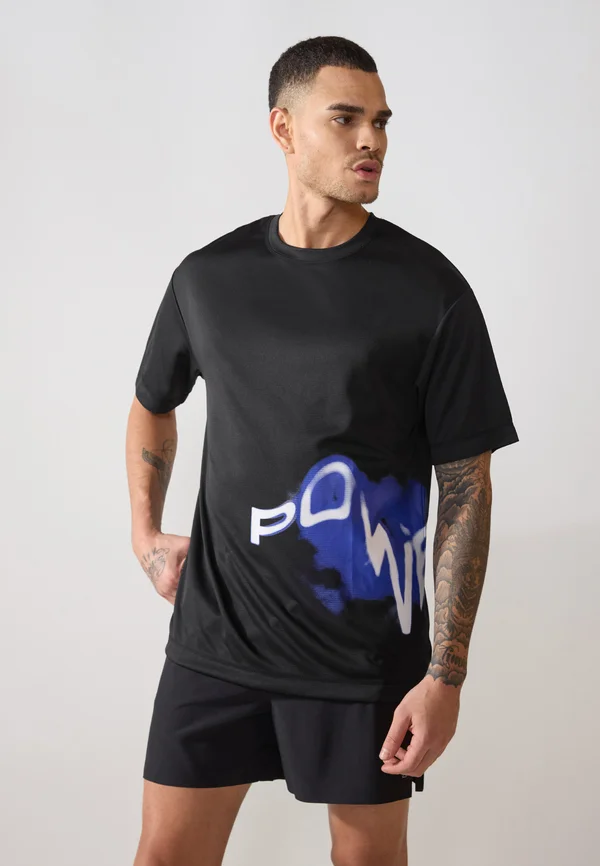 T-Shirt print - black