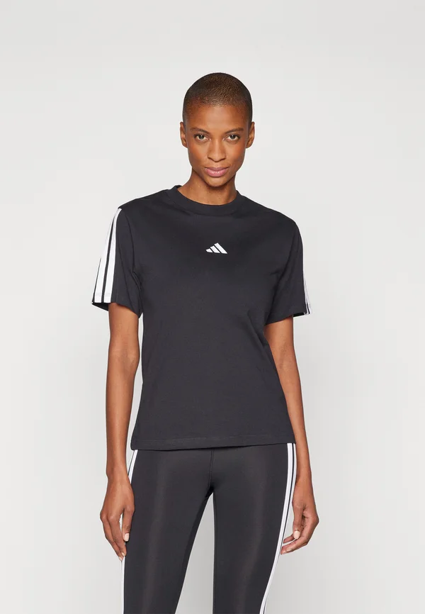 T-Shirt print - black/white