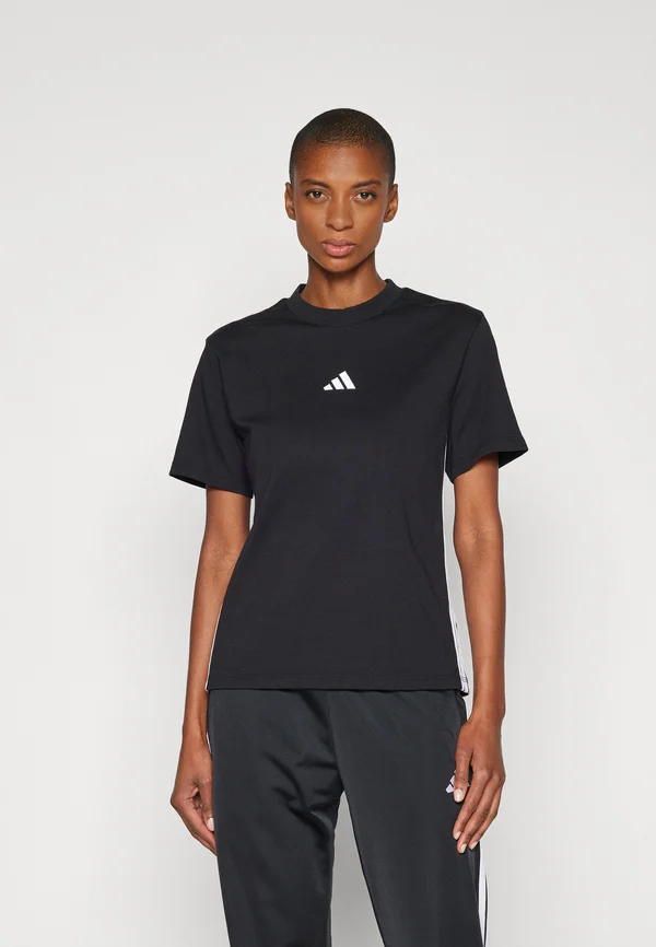 T-Shirt print - black/white
