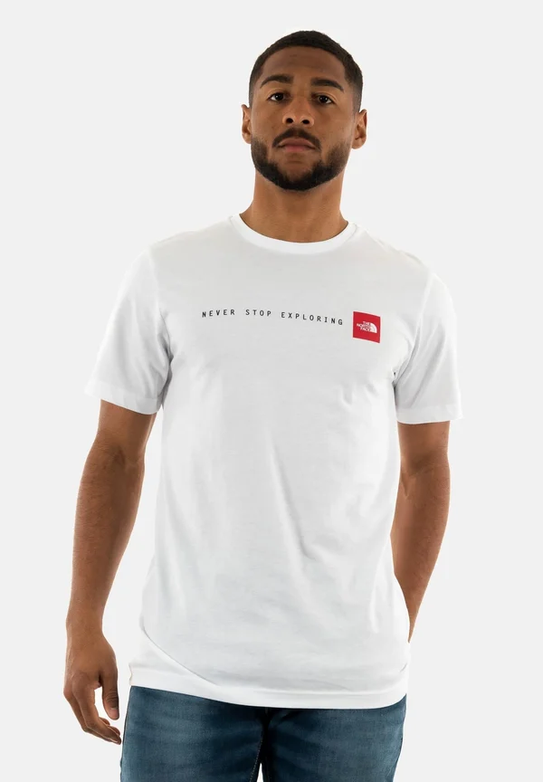 T-Shirt print - blanc