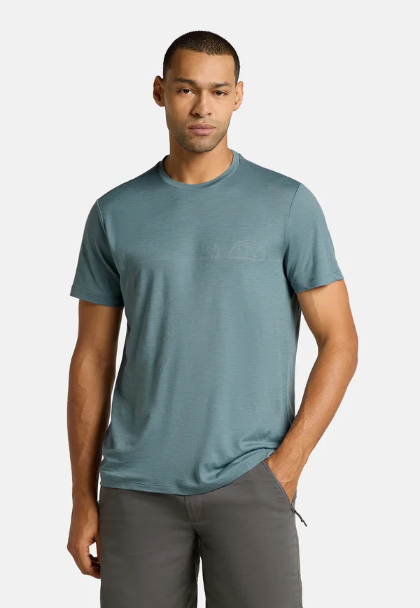 T-Shirt print - blue ash