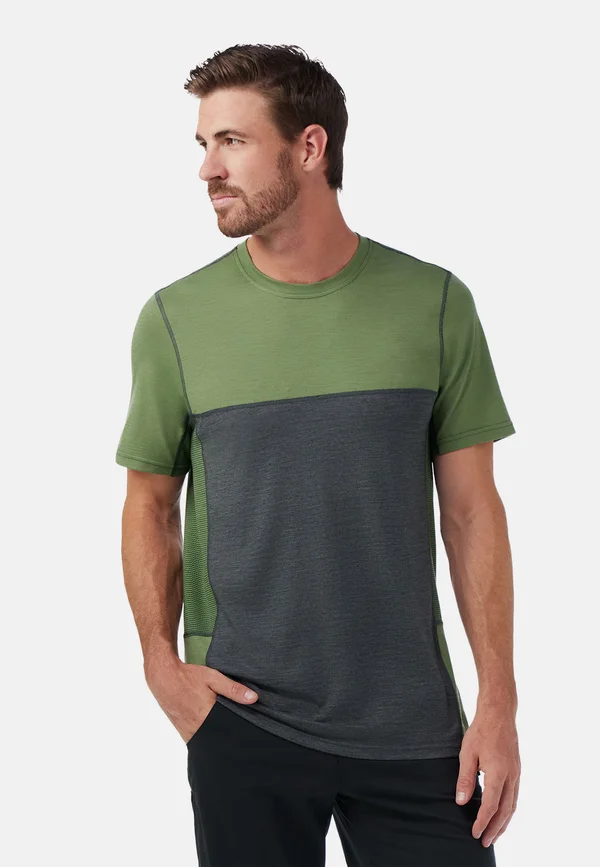 T-Shirt print - charcoal fern green