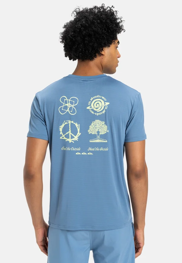 T-Shirt print - coronet blue solid