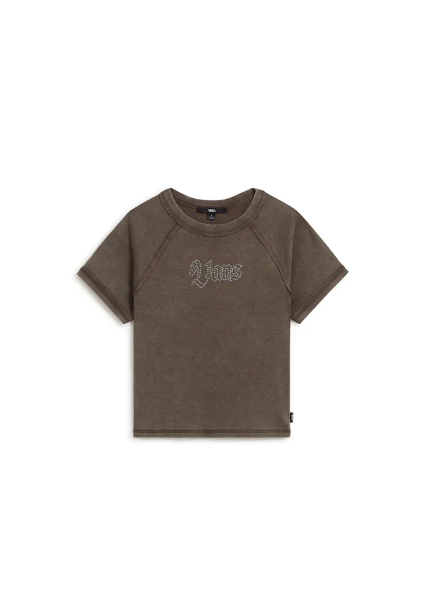 T-Shirt print - dark brown