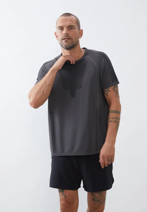 T-Shirt print - dark grey/black