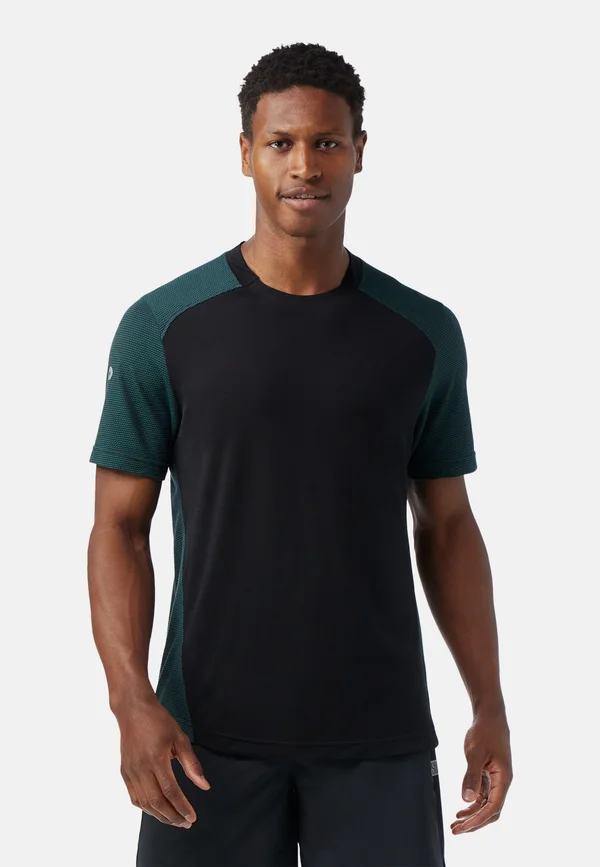 T-Shirt print - evergreen black