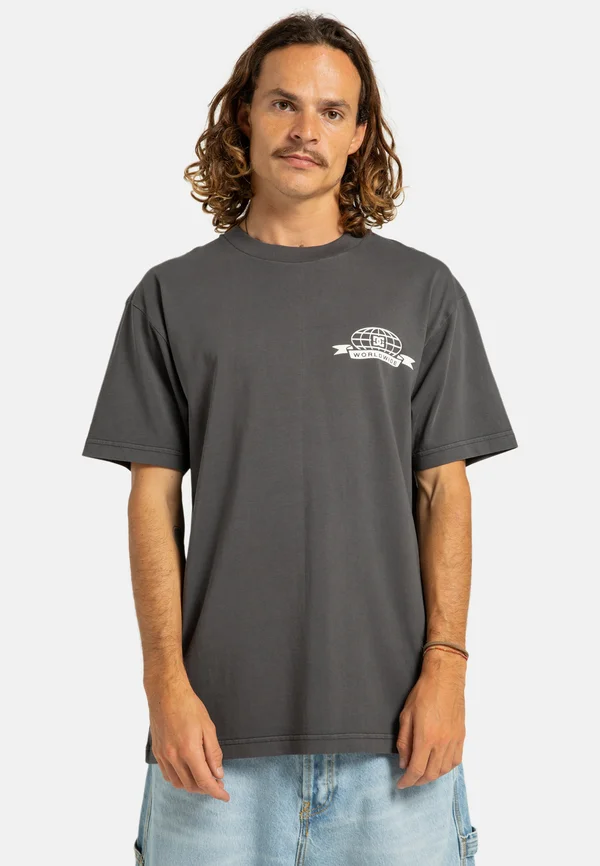 T-Shirt print - kvjw black enzyme wash