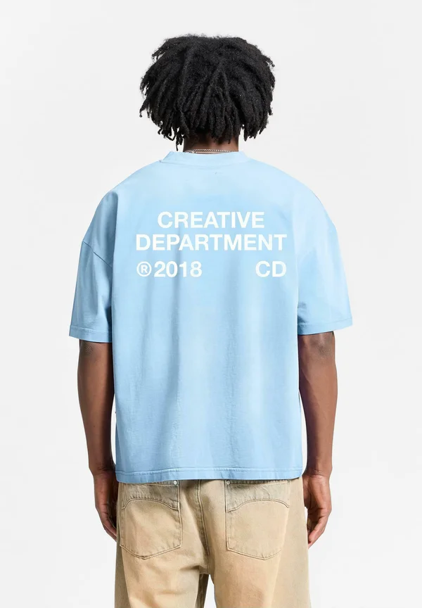T-Shirt print - light blue