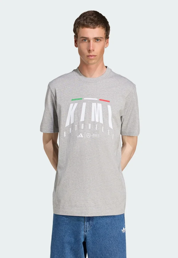 T-Shirt print - medium grey heather