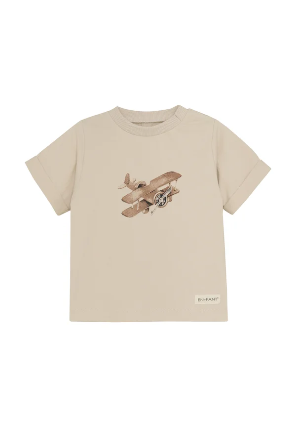 T-Shirt print - mocha mousse