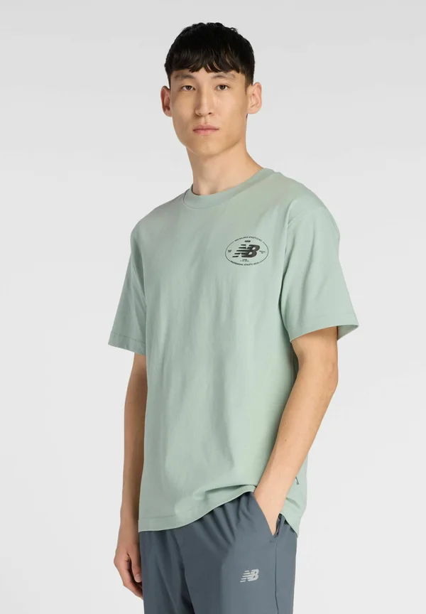 T-Shirt print - mosaic green