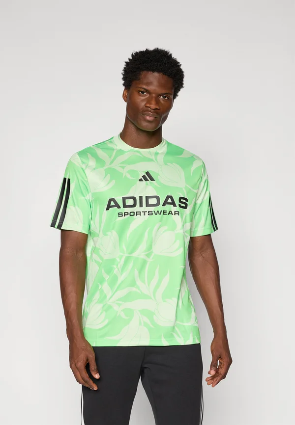 T-Shirt print - multi-coloured/semi green spark/lime burst