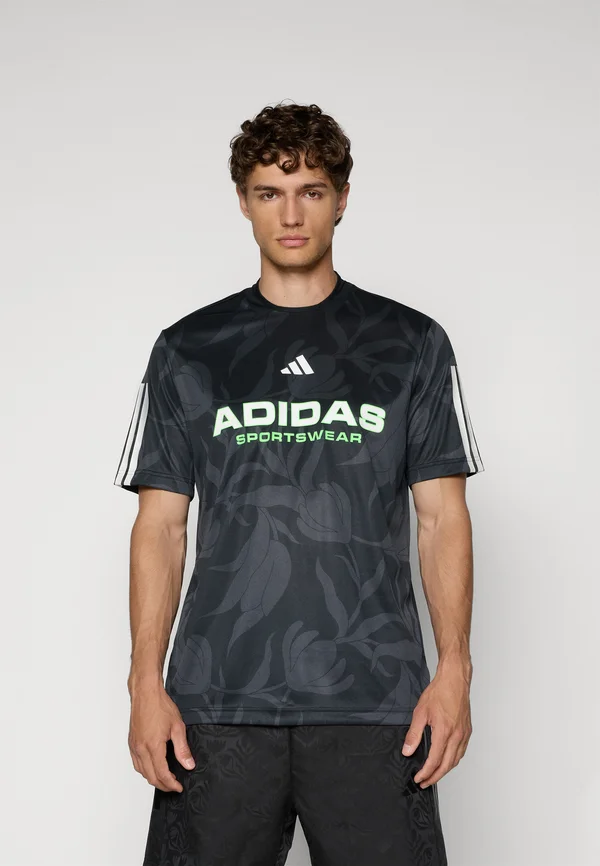 T-Shirt print - multicolor/carbon/black