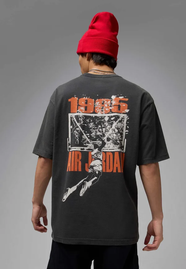 T-Shirt print - off noir/sail