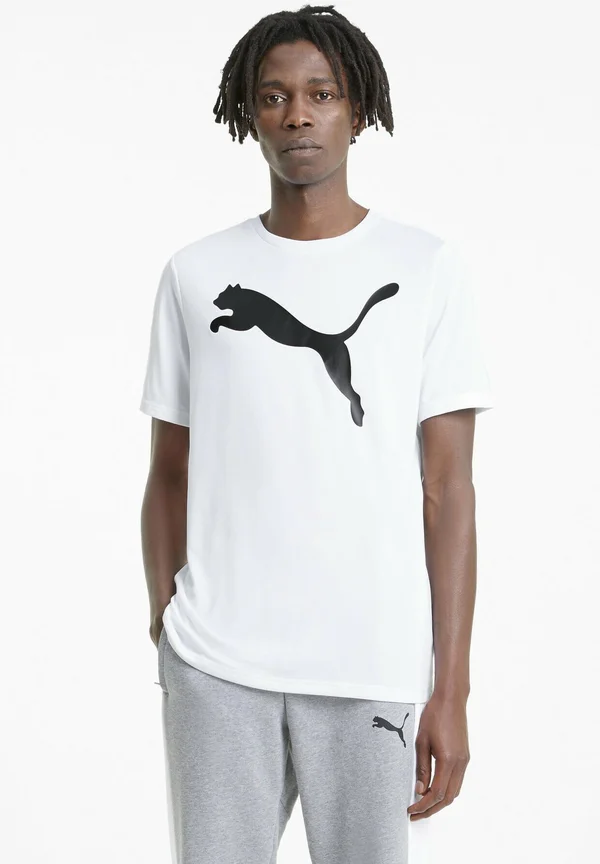 T-Shirt print - puma white