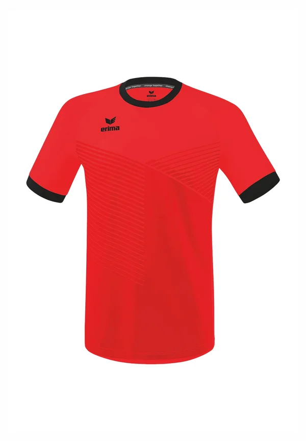 T-Shirt print - rotschwarz