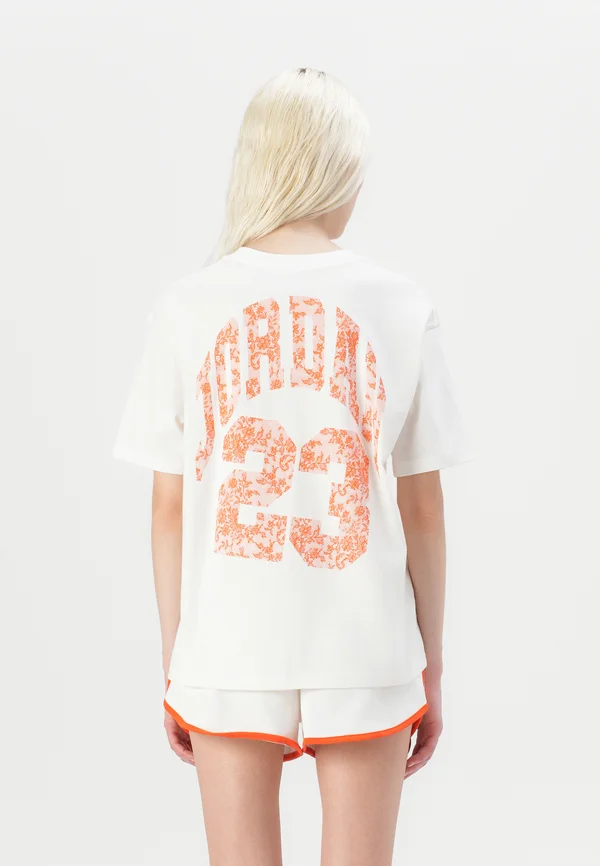 T-Shirt print - sail/black