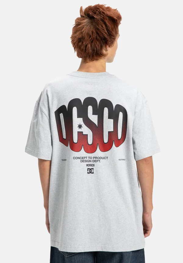 T-Shirt print - sfrh light heather grey