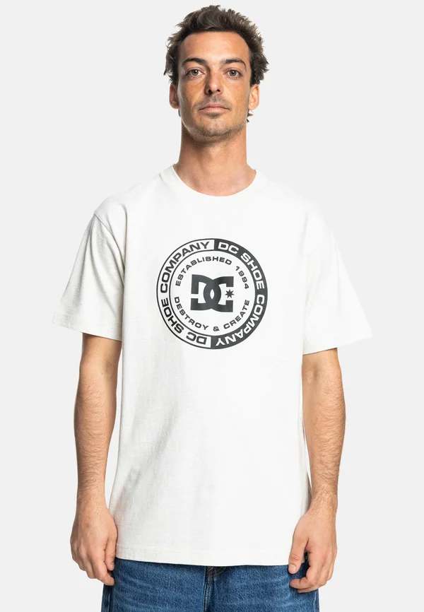 T-Shirt print - snow heather