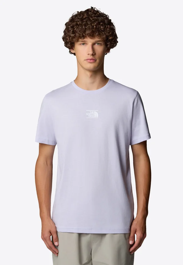 T-Shirt print - soft purple tnf white
