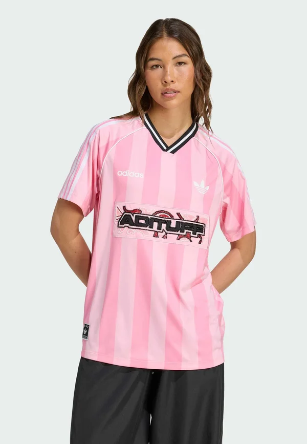 T-Shirt print - true pink   semi pink glow