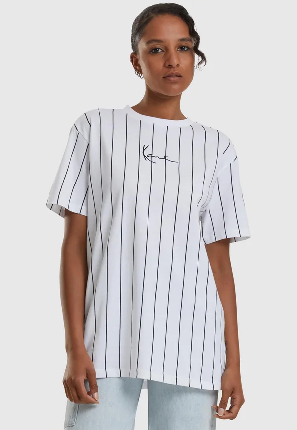 T-Shirt print - white black