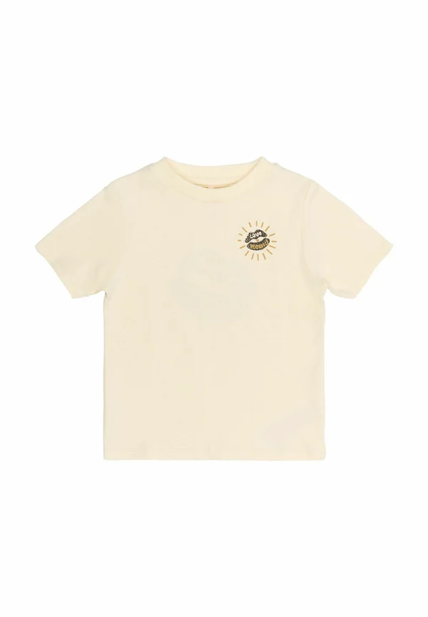 T-Shirt print - white cap gray