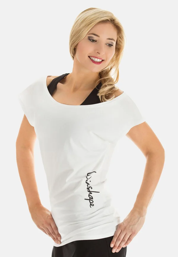 T-Shirt print - white