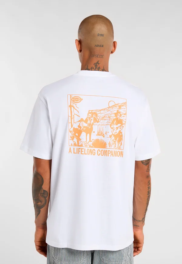 T-Shirt print - white