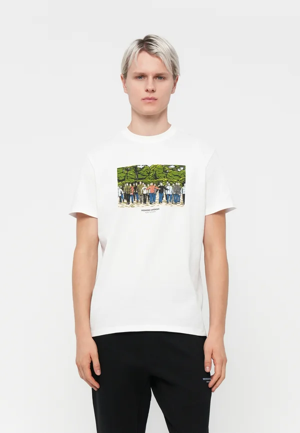 T-Shirt print - white