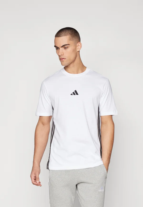 T-Shirt print - white/black