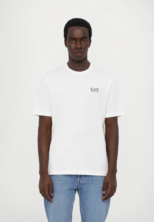 T-Shirt print - white/black