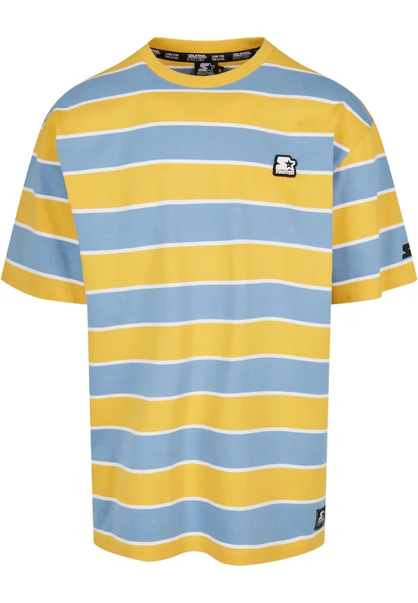 T-Shirt print - wht hrznblu clfrniyllw