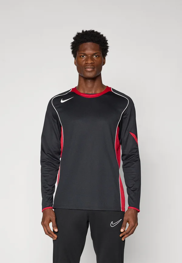 T90 TOP - Langarmshirt - black/gym red/sail