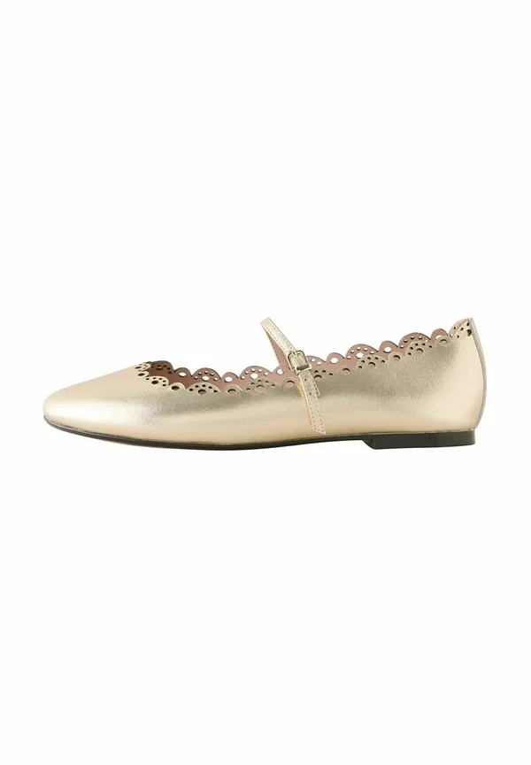 TABITHA SIMMONS ELFIE SCALLOPED-REGULAR FIT - Riemchenballerina - gold